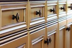 close up of cabinets