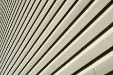 a close up of siding on a building