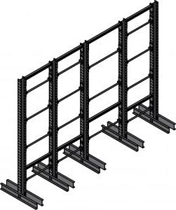 Ross Technology Dexco Heavy Duty Structural I-Beam Spindle Rack