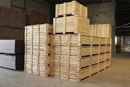 wooden and plywood crates