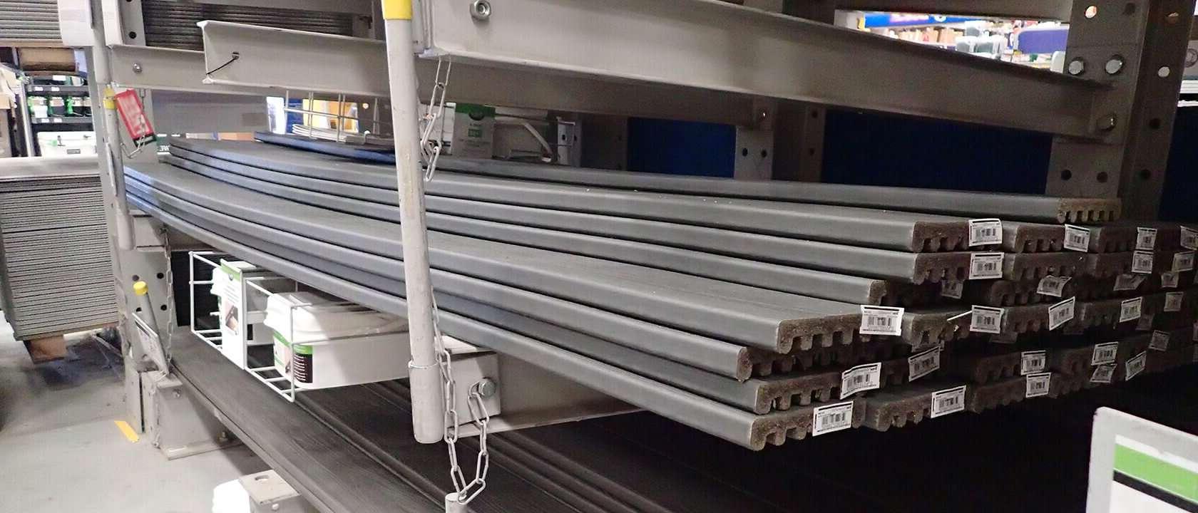 storage racks for composite decking